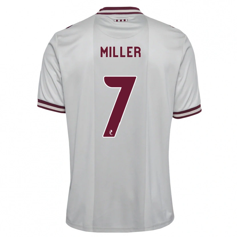 Danxen Dámské Calvin Miller #7 Bílá Purpurová Daleko Hráčské Dresy 2026/27 Dres