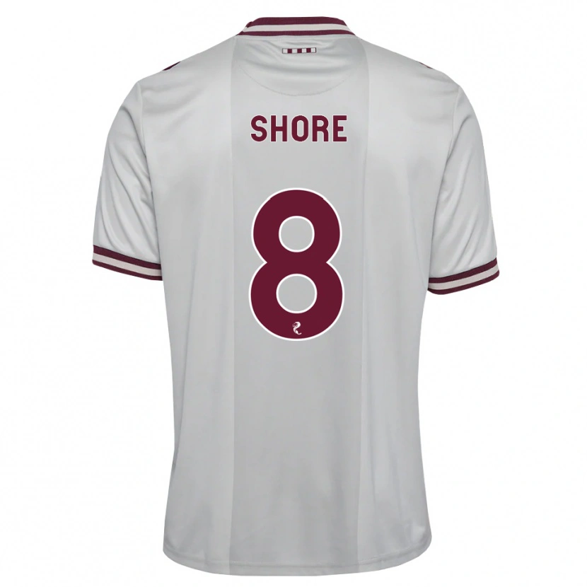 Danxen Dámské Eilidh Shore #8 Bílá Purpurová Daleko Hráčské Dresy 2026/27 Dres