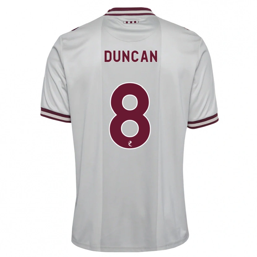 Danxen Dámské Ryan Duncan #8 Bílá Purpurová Daleko Hráčské Dresy 2026/27 Dres