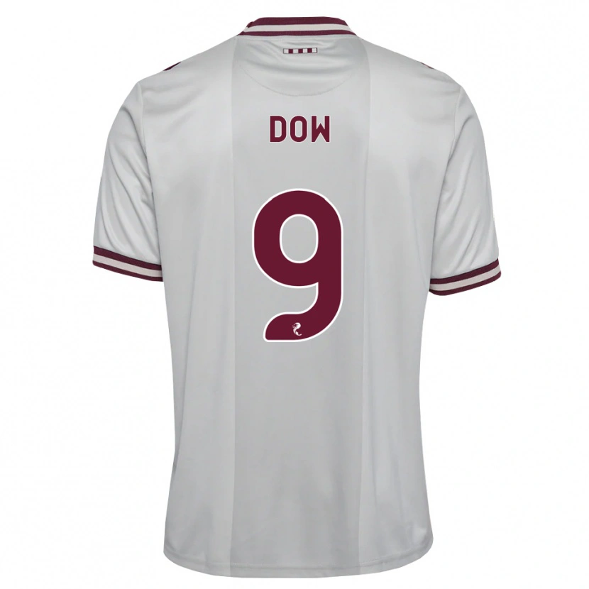 Danxen Dámské Connor Dow #9 Bílá Purpurová Daleko Hráčské Dresy 2026/27 Dres