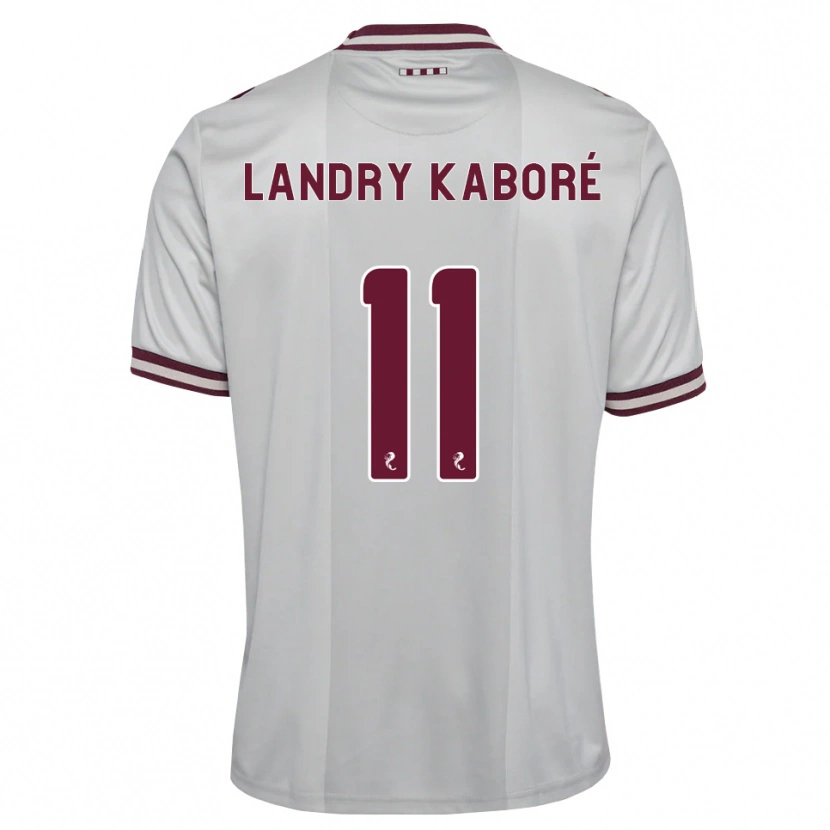 Danxen Dámské Pierre Landry Kaboré #11 Bílá Purpurová Daleko Hráčské Dresy 2026/27 Dres