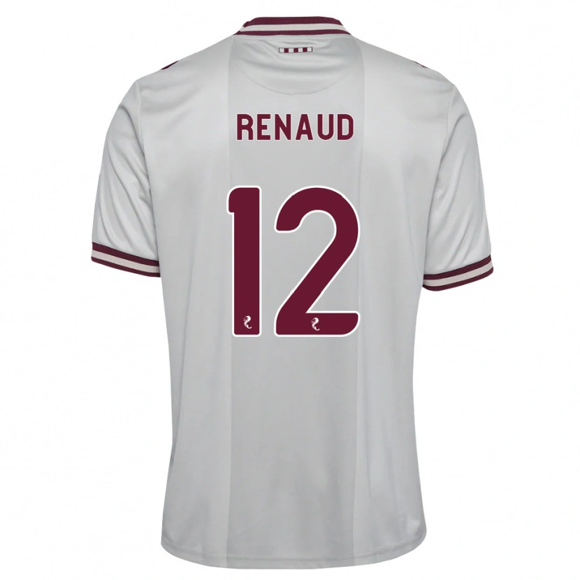 Danxen Dámské Tom Renaud #12 Bílá Purpurová Daleko Hráčské Dresy 2026/27 Dres