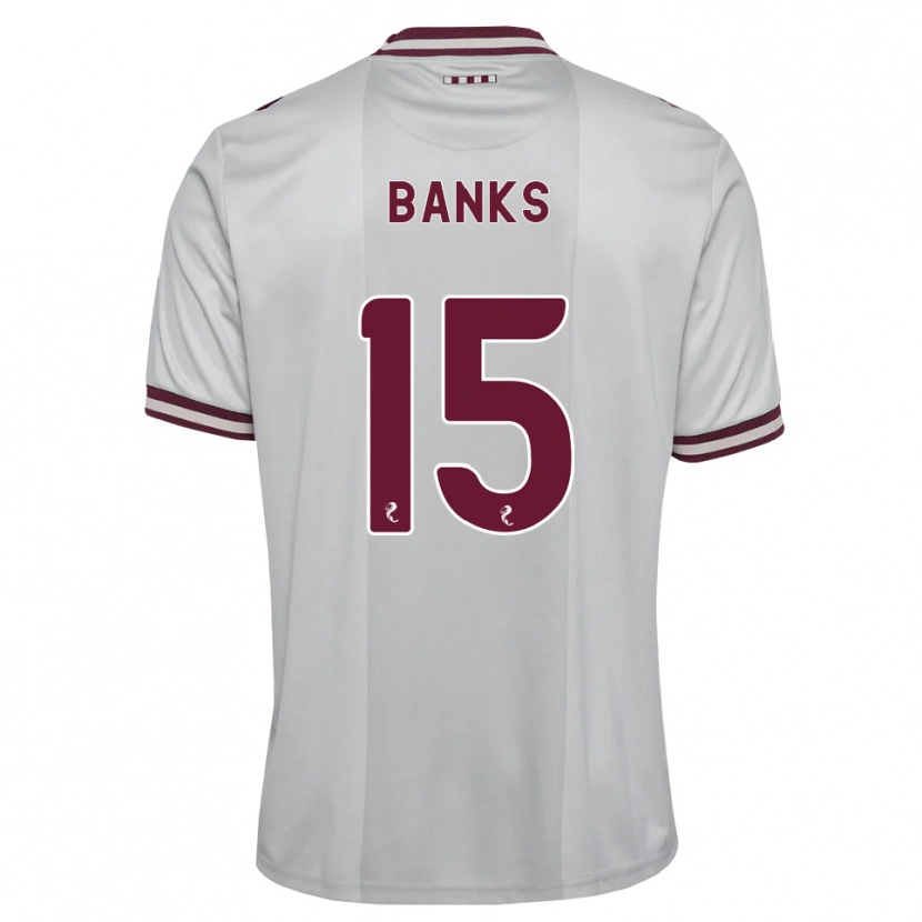 Danxen Dámské Euan Banks #15 Bílá Purpurová Daleko Hráčské Dresy 2026/27 Dres