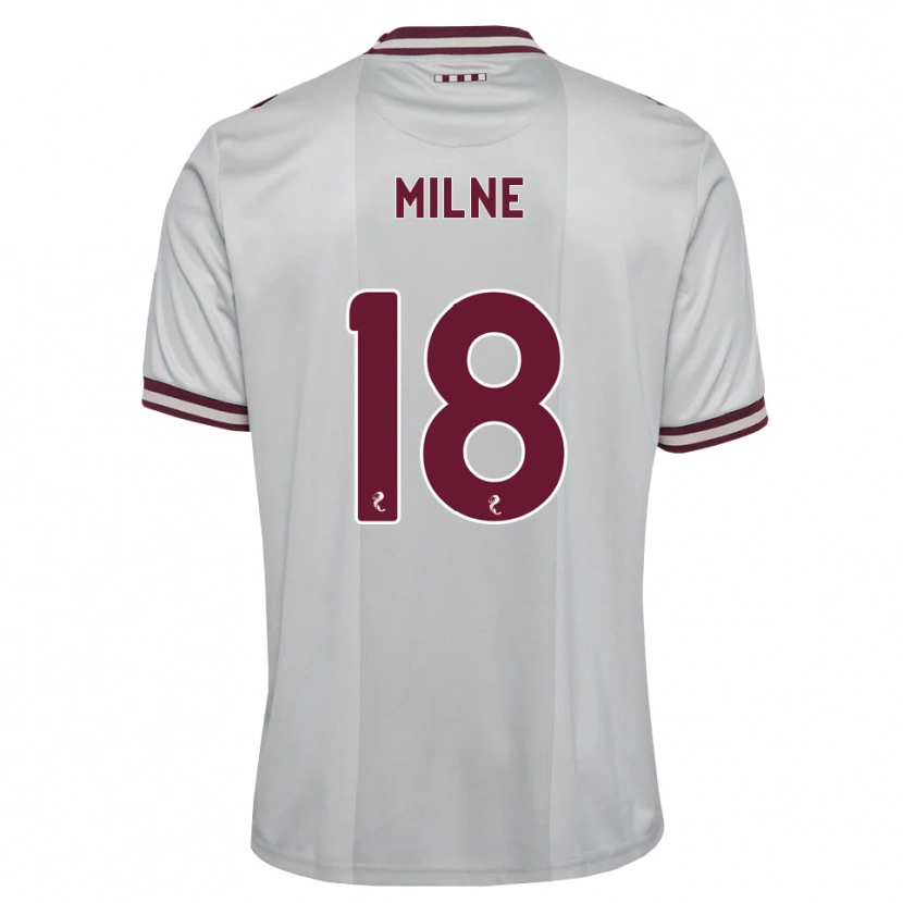 Danxen Dámské Harry Milne #18 Bílá Purpurová Daleko Hráčské Dresy 2026/27 Dres