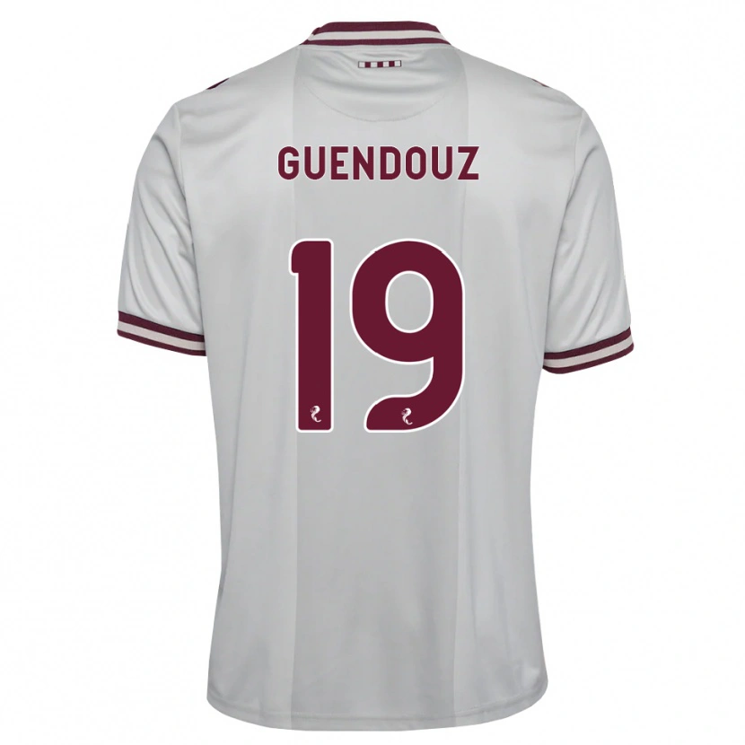Danxen Dámské Sabri Guendouz #19 Bílá Purpurová Daleko Hráčské Dresy 2026/27 Dres