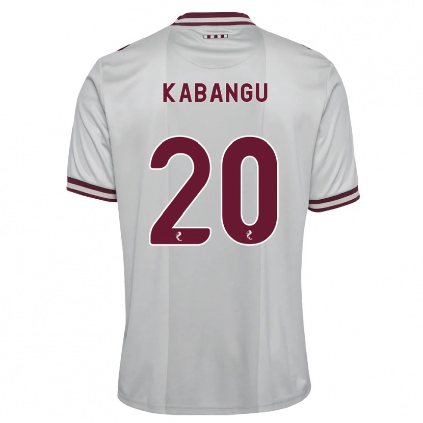 Danxen Dámské Elton Kabangu #20 Bílá Purpurová Daleko Hráčské Dresy 2026/27 Dres