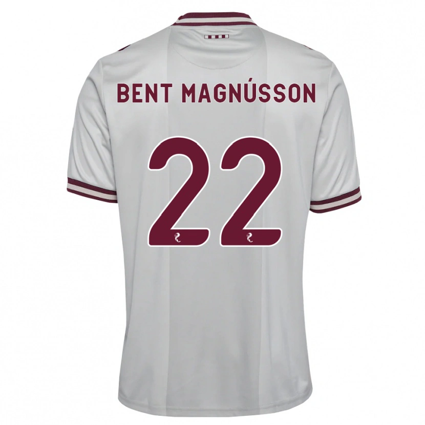Danxen Dámské Tómas Bent Magnússon #22 Bílá Purpurová Daleko Hráčské Dresy 2026/27 Dres