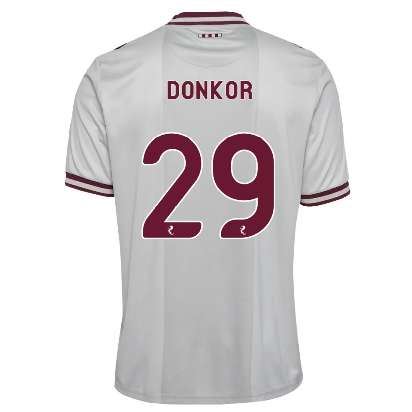 Danxen Dámské Jaedon Donkor #29 Bílá Purpurová Daleko Hráčské Dresy 2026/27 Dres