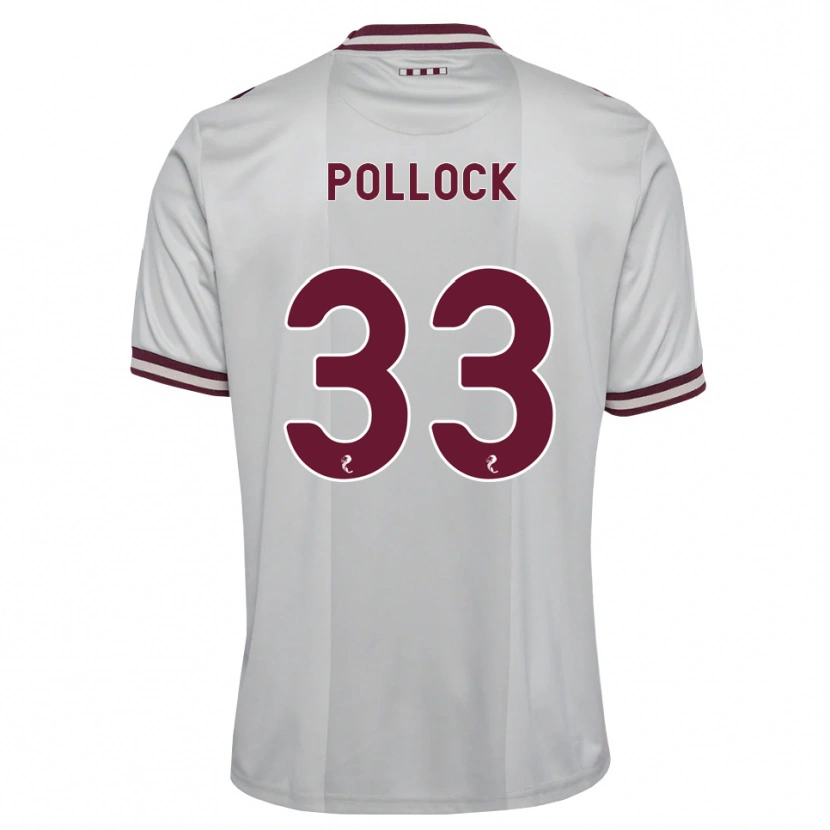 Danxen Dámské Finlay Pollock #33 Bílá Purpurová Daleko Hráčské Dresy 2026/27 Dres