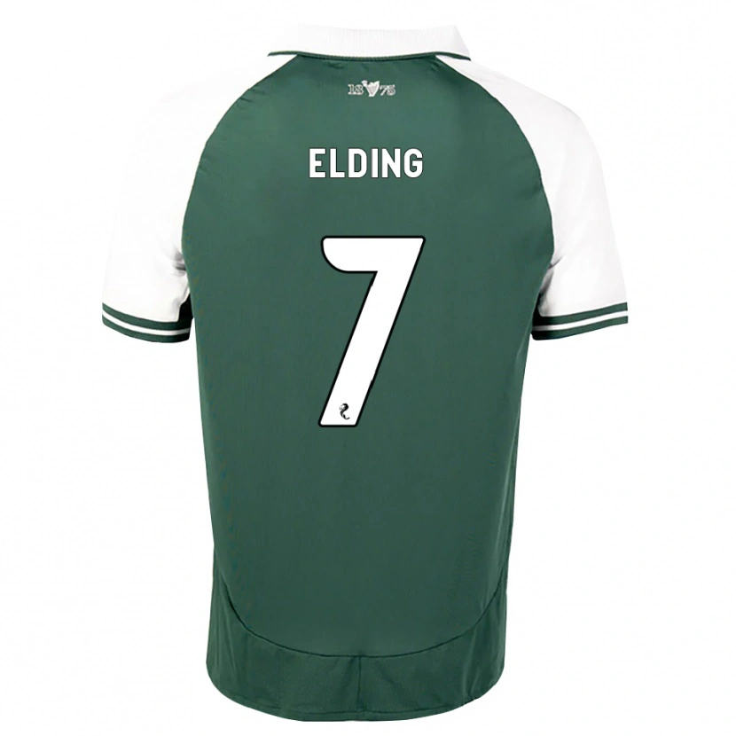 Danxen Dětské Owen Elding #7 Mořská Zelená Bílá Domů Hráčské Dresy 2026/27 Dres