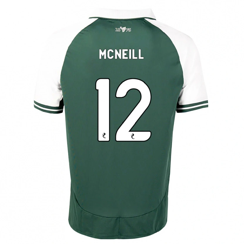 Danxen Dětské Lewis Mcneill #12 Mořská Zelená Bílá Domů Hráčské Dresy 2026/27 Dres