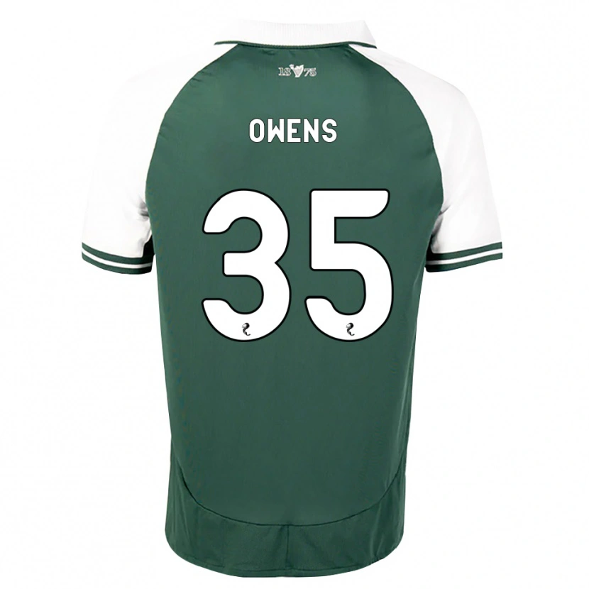 Danxen Dětské Freddie Owens #35 Mořská Zelená Bílá Domů Hráčské Dresy 2026/27 Dres