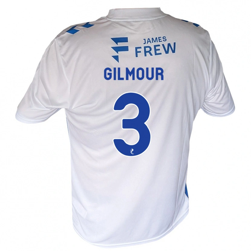 Danxen Dětské Josh Gilmour #3 Královská Modrá Bílá Domů Hráčské Dresy 2026/27 Dres