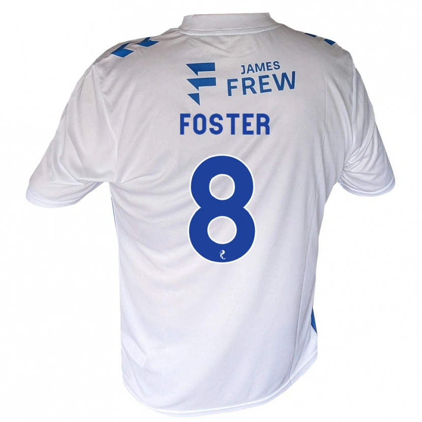 Danxen Dětské Logan Foster #8 Královská Modrá Bílá Domů Hráčské Dresy 2026/27 Dres