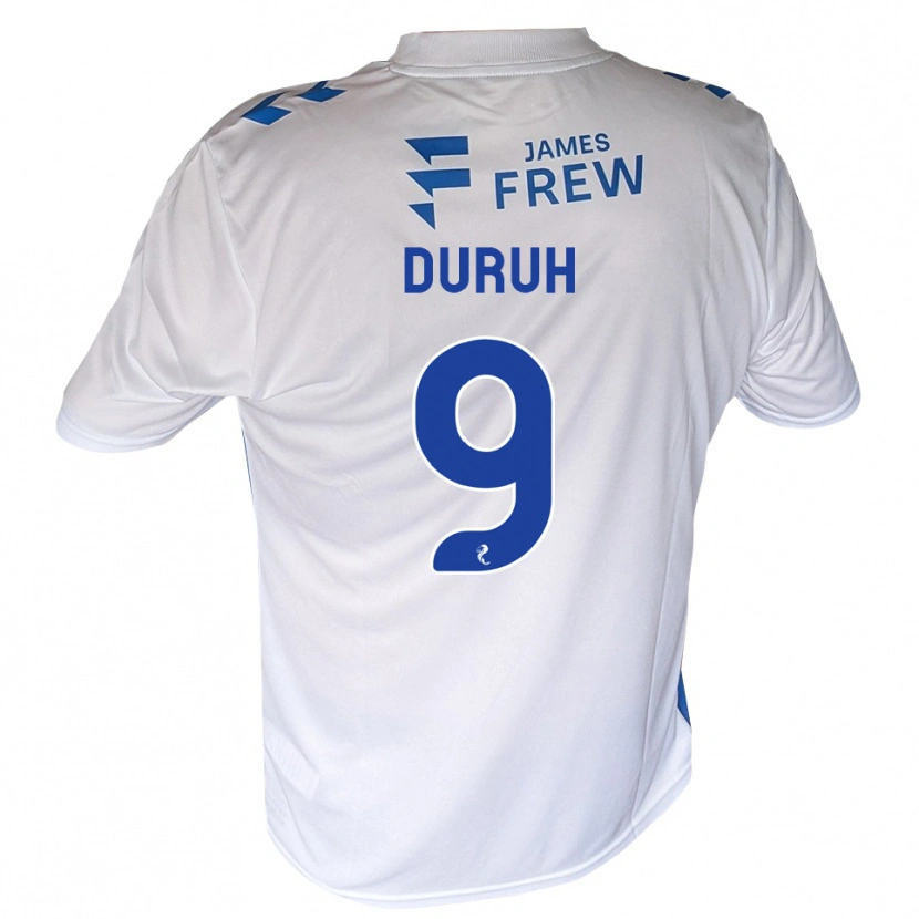 Danxen Dětské Samuel Duruh #9 Královská Modrá Bílá Domů Hráčské Dresy 2026/27 Dres