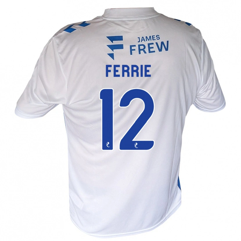Danxen Dětské Calum Ferrie #12 Královská Modrá Bílá Domů Hráčské Dresy 2026/27 Dres