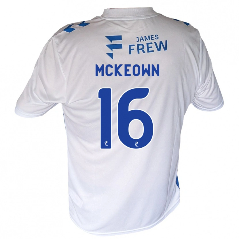 Danxen Dětské Shay Mckeown #16 Královská Modrá Bílá Domů Hráčské Dresy 2026/27 Dres