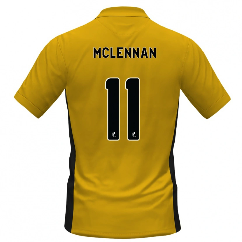 Danxen Dětské Connor Mclennan #11 Oranžová Černá Domů Hráčské Dresy 2026/27 Dres