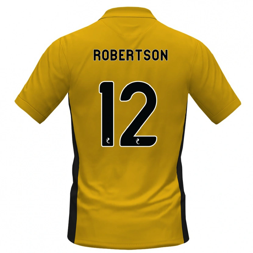 Danxen Dětské Mitchell Robertson #12 Oranžová Černá Domů Hráčské Dresy 2026/27 Dres