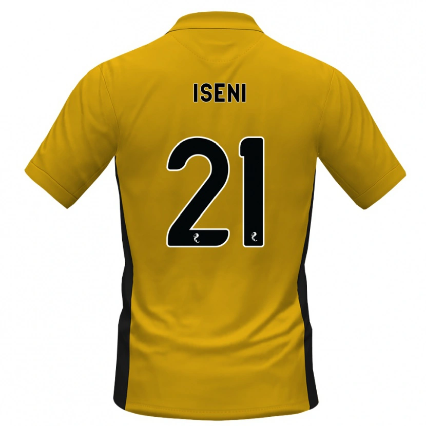 Danxen Dětské Besir Iseni #21 Oranžová Černá Domů Hráčské Dresy 2026/27 Dres