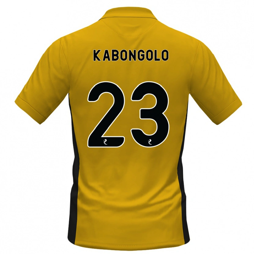 Danxen Dětské Brooklyn Kabongolo #23 Oranžová Černá Domů Hráčské Dresy 2026/27 Dres