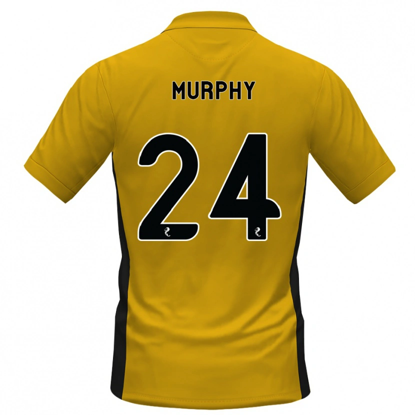 Danxen Dětské Jessica Murphy #24 Oranžová Černá Domů Hráčské Dresy 2026/27 Dres