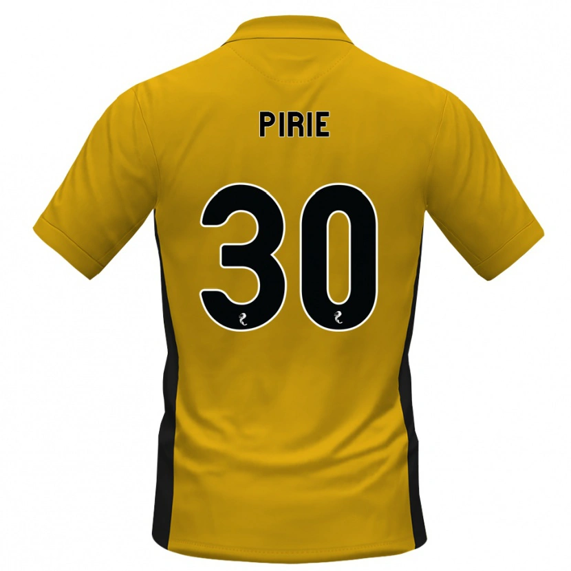 Danxen Dětské Rachel Pirie #30 Oranžová Černá Domů Hráčské Dresy 2026/27 Dres