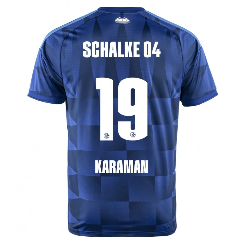 Danxen Dětské Kenan Karaman #19 Tmavě Modrá Žlutá Bílá Domů Hráčské Dresy 2026/27 Dres