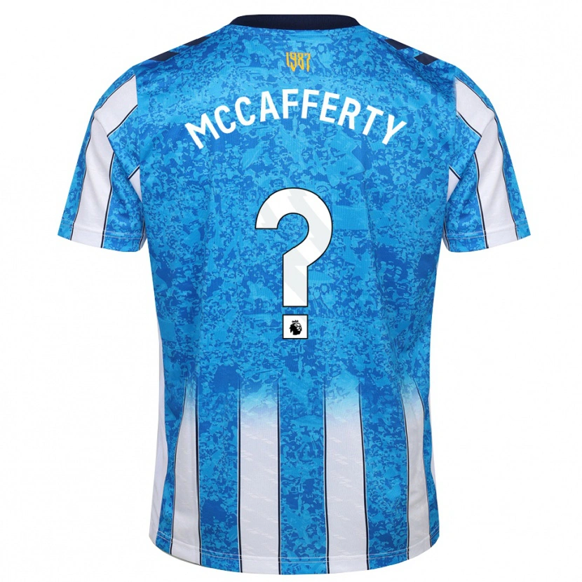 Danxen Dětské Lewys Mccafferty #0 Bílá Modrá Oranžová Domů Hráčské Dresy 2026/27 Dres