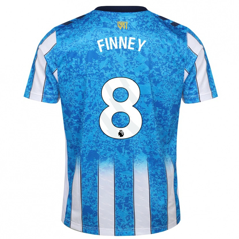 Danxen Dětské Charlie Finney #8 Bílá Modrá Oranžová Domů Hráčské Dresy 2026/27 Dres