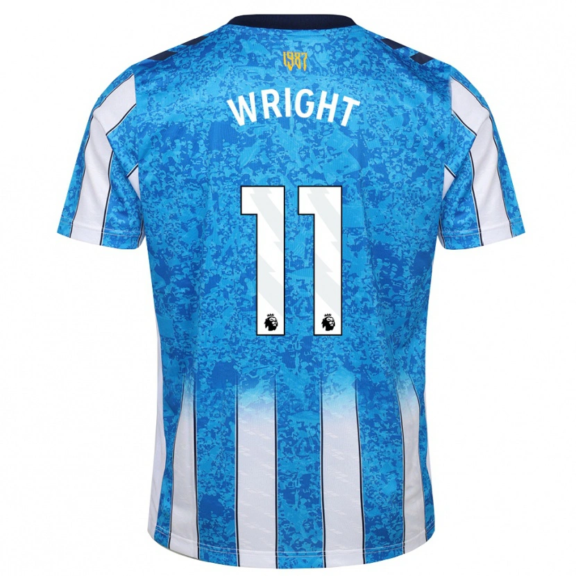 Danxen Dětské Haji Wright #11 Bílá Modrá Oranžová Domů Hráčské Dresy 2026/27 Dres