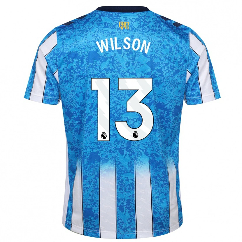 Danxen Dětské Ben Wilson #13 Bílá Modrá Oranžová Domů Hráčské Dresy 2026/27 Dres
