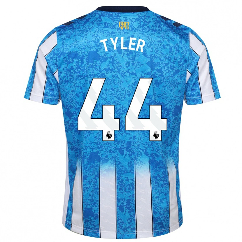 Danxen Dětské Cian Tyler #44 Bílá Modrá Oranžová Domů Hráčské Dresy 2026/27 Dres