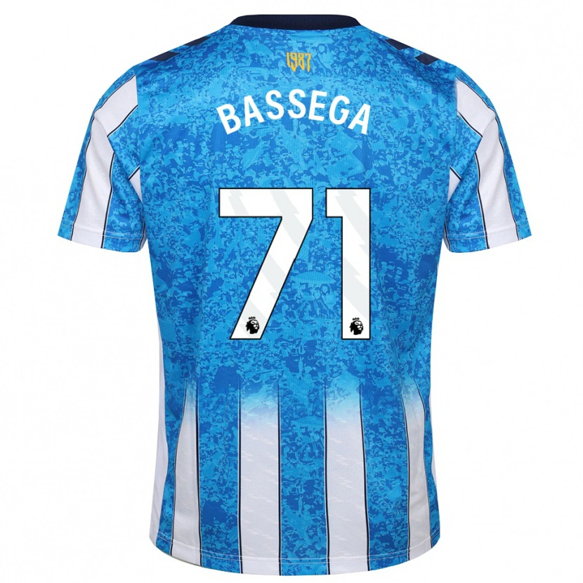 Danxen Dětské Nsemi Bassega #71 Bílá Modrá Oranžová Domů Hráčské Dresy 2026/27 Dres