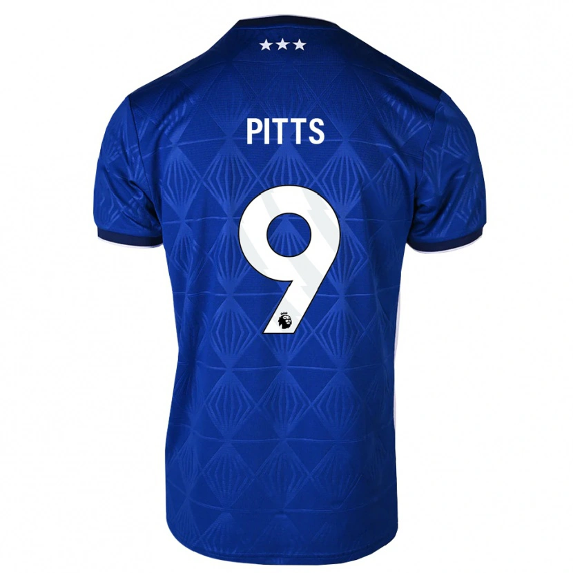 Danxen Dětské Josh Pitts #9 Středně Modrá Bílá Červená Domů Hráčské Dresy 2026/27 Dres