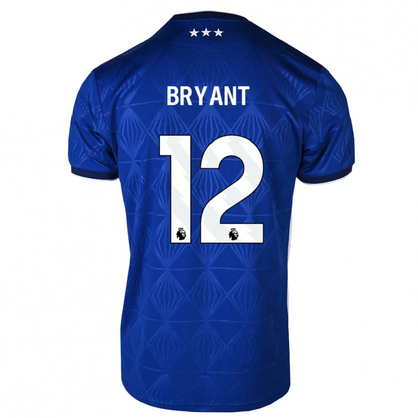 Danxen Dětské Issy Bryant #12 Středně Modrá Bílá Červená Domů Hráčské Dresy 2026/27 Dres