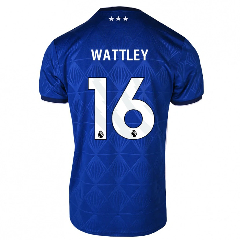 Danxen Dětské Zac Wattley #16 Středně Modrá Bílá Červená Domů Hráčské Dresy 2026/27 Dres