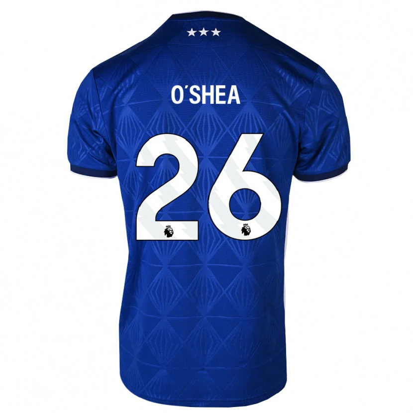 Danxen Dětské Dara O'shea #26 Středně Modrá Bílá Červená Domů Hráčské Dresy 2026/27 Dres