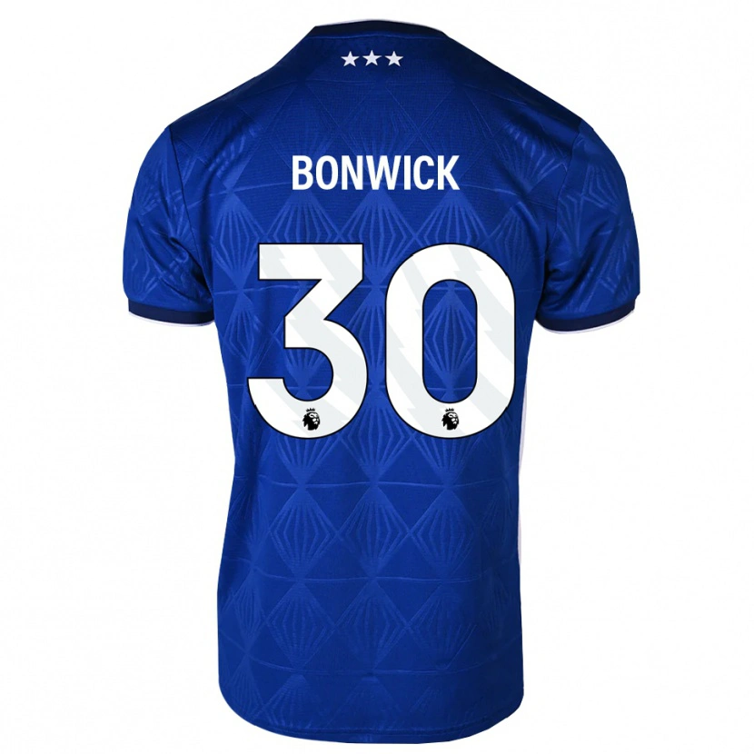Danxen Dětské Kaci-Jai Bonwick #30 Středně Modrá Bílá Červená Domů Hráčské Dresy 2026/27 Dres