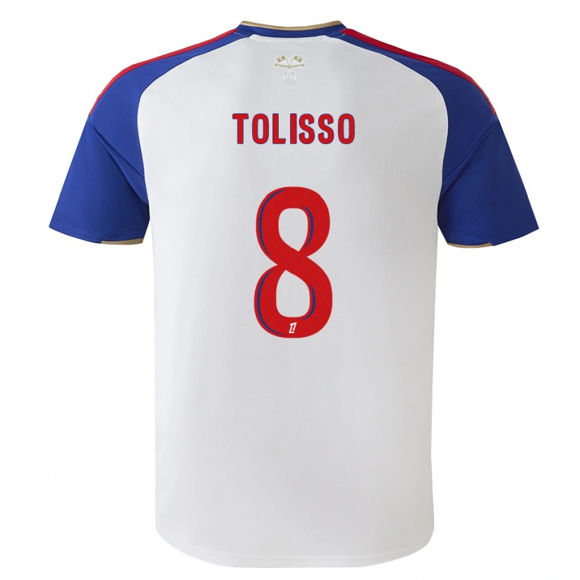 Danxen Dětské Corentin Tolisso #8 Královská Modrá Červená Bílá Domů Hráčské Dresy 2026/27 Dres