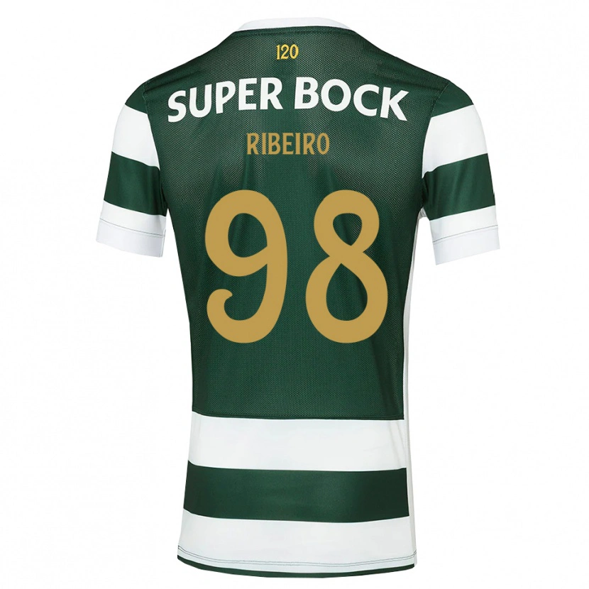 Danxen Dětské Martim Ribeiro #98 Tmavě Břidlicově Šedá Bílá Domů Hráčské Dresy 2026/27 Dres