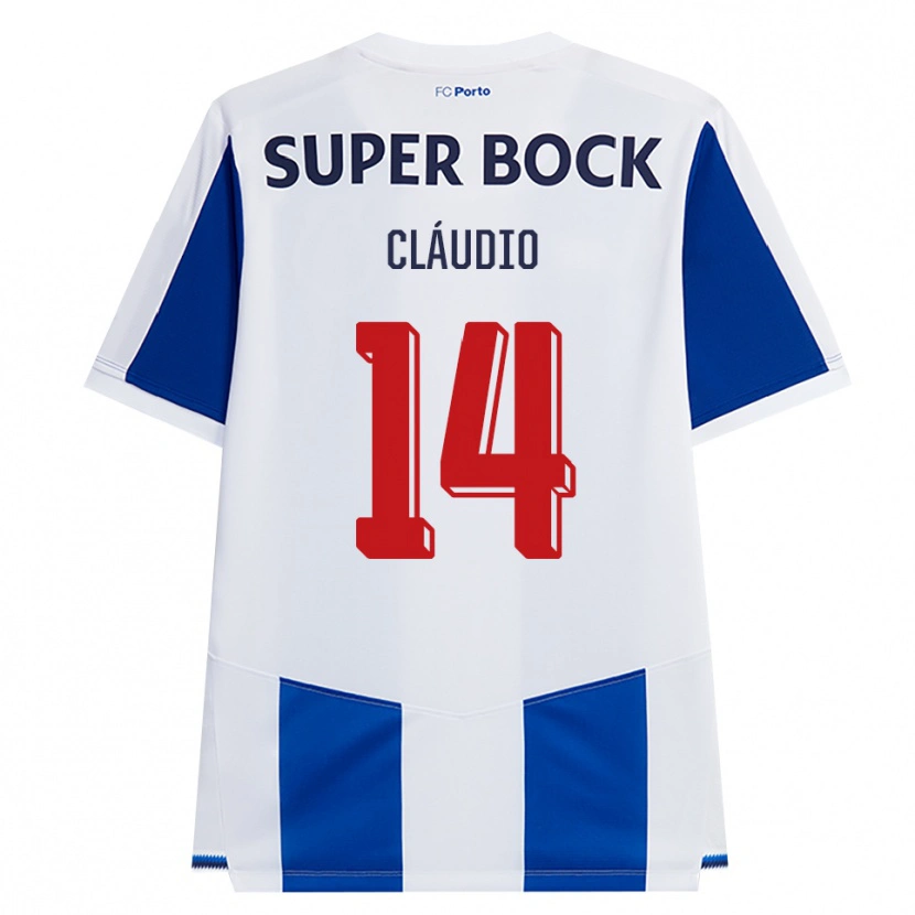 Danxen Dětské Cláudio Ramos #14 Modrá Bílá Červená Domů Hráčské Dresy 2026/27 Dres