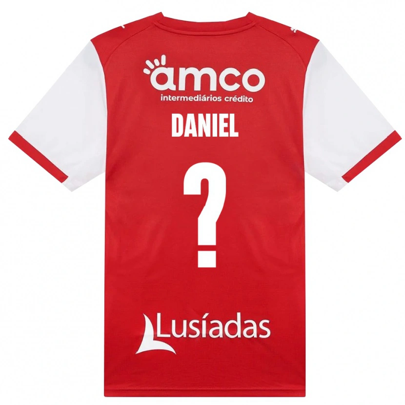 Danxen Dětské Paulo Daniel #0 Bílá Červená Černá Domů Hráčské Dresy 2026/27 Dres