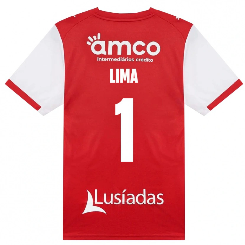 Danxen Dětské Aline Lima #1 Bílá Červená Černá Domů Hráčské Dresy 2026/27 Dres