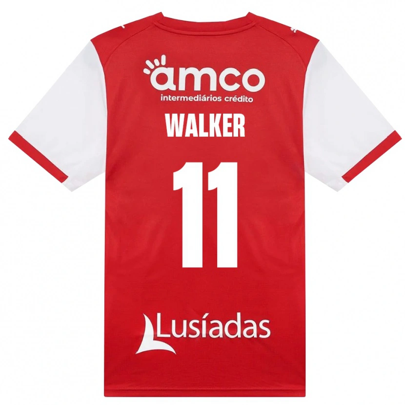 Danxen Dětské Ellie Walker #11 Bílá Červená Černá Domů Hráčské Dresy 2026/27 Dres