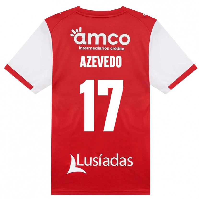 Danxen Dětské Mariana Azevedo #17 Bílá Červená Černá Domů Hráčské Dresy 2026/27 Dres
