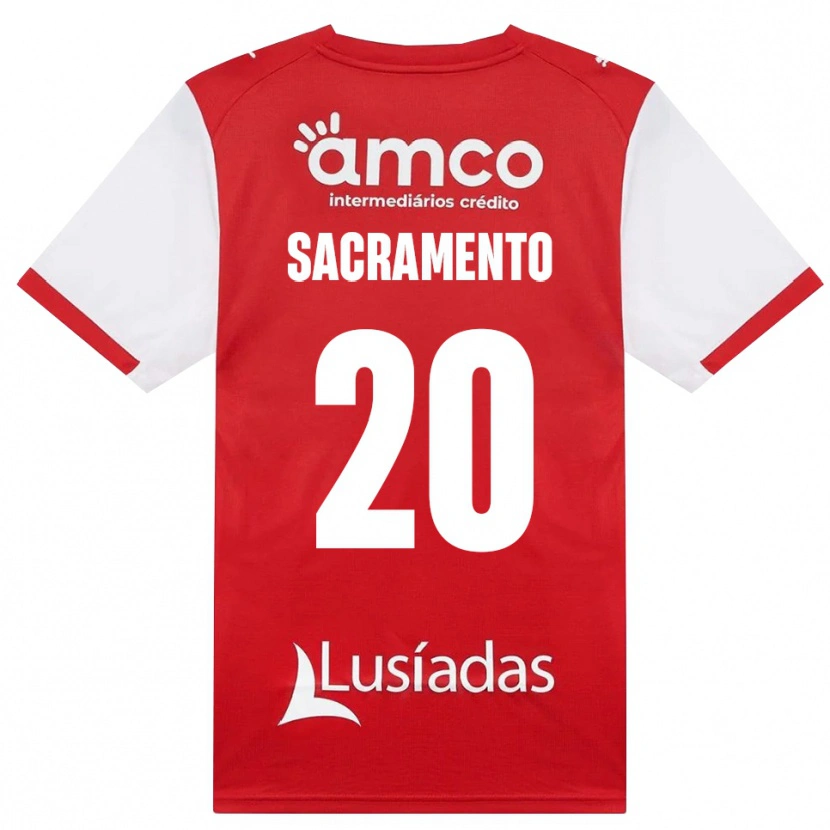 Danxen Dětské Medgilson Sacramento #20 Bílá Červená Černá Domů Hráčské Dresy 2026/27 Dres