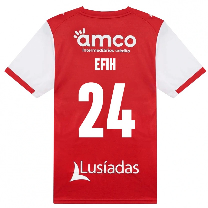 Danxen Dětské Peace Efih #24 Bílá Červená Černá Domů Hráčské Dresy 2026/27 Dres