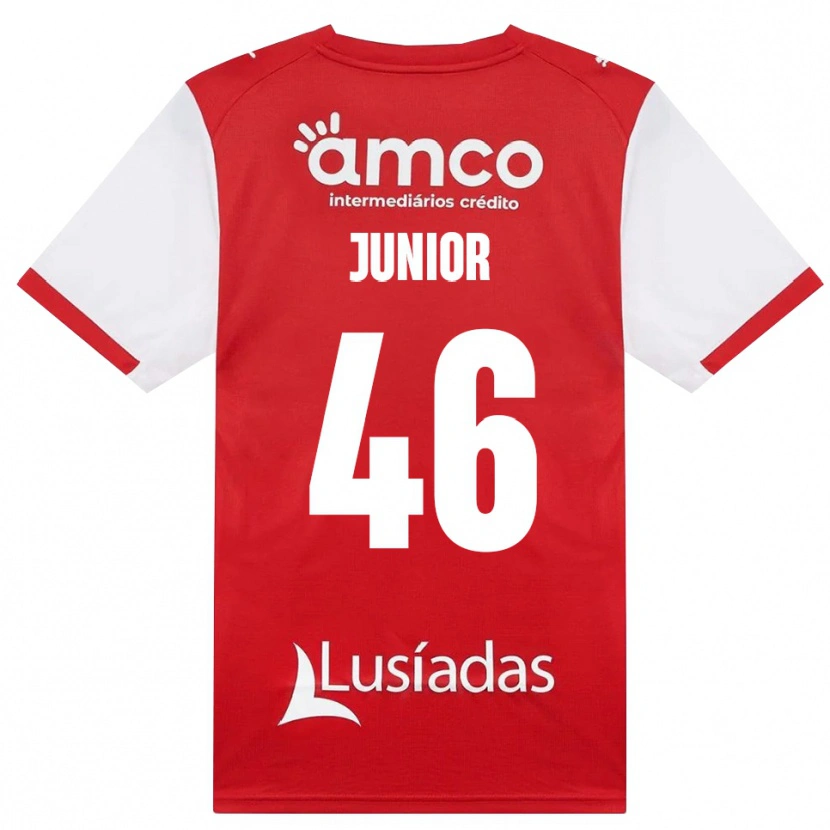 Danxen Dětské Mário Junior #46 Bílá Červená Černá Domů Hráčské Dresy 2026/27 Dres