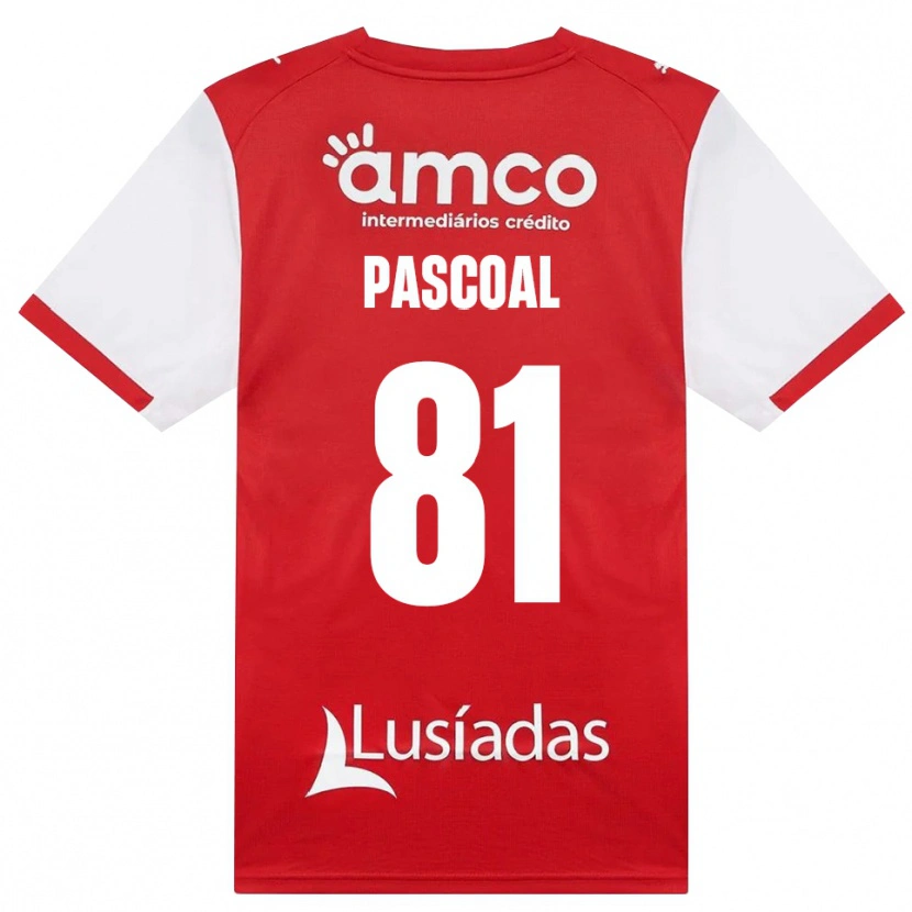 Danxen Dětské Fodé Pascoal #81 Bílá Červená Černá Domů Hráčské Dresy 2026/27 Dres